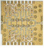 W-band GaN-HEMT power amplifier chip