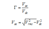 Ripple factor