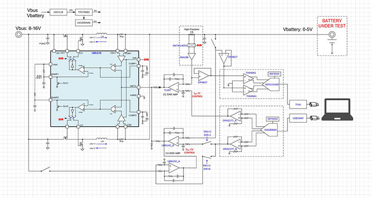 battery tester reference design