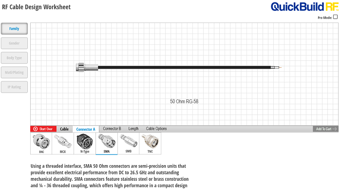 RF cable assembly 