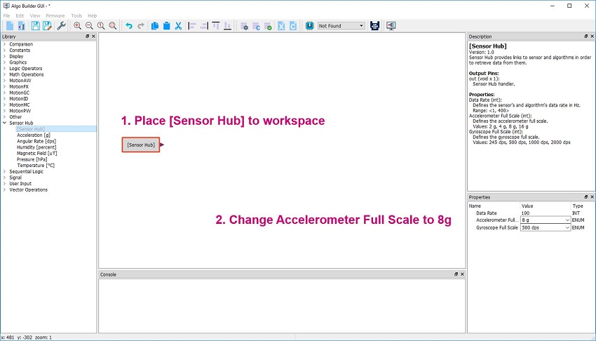 Steps to develop MEMS algo code