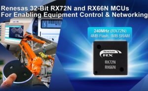 RX72N and RX66N MCUs for Industrial Automation