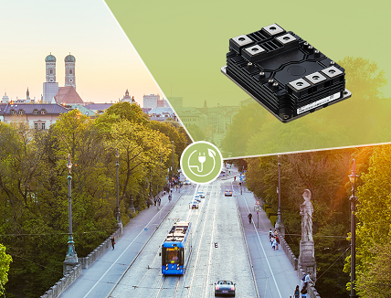 CoolSic streetcar visual power module