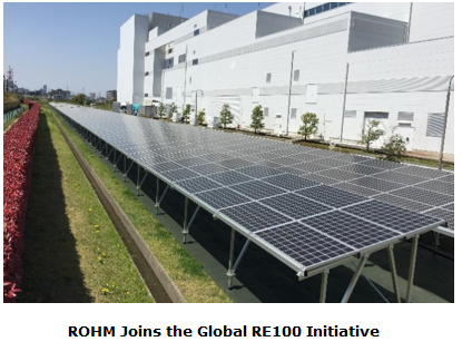 ROHM Joins the Global RE100 Initiative