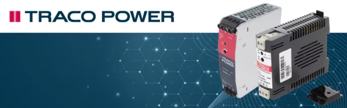 DIN rail-mounted power supplies