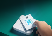 SECORA Pay security solution “lights up” payment cards with LEDs to enhance contactless payment experience SECORA Pay security solution “lights up” payment cards with LEDs