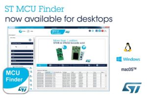 PR_STM32L4 MCU Finder for PC Connects Conveniently to STM32 and STM8 Design Resources