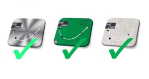 Zenon antenna mounting material