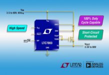 Fast 60V Protected High Side N-Channel MOSFET Driver Provides 100% Duty Cycle Capability