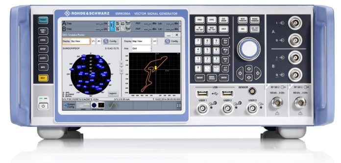 R&S SMW200A GNSS simulator