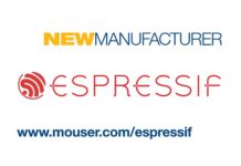 Mouser Signs Global Agreement to Distribute Espressif’s Wireless SoCs and Modules for IoT