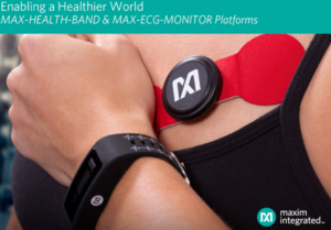 Maxim Wearable Wrist band ECG-MONITOR