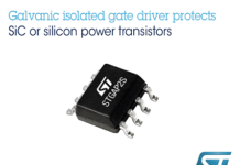STMicroelectronics Galvanic Isolated Gate Driver Controls & Protects SiC or Silicon Power Transistors Gate Drivers IC