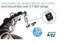 STMicroelectronics Precision Low-Noise Op Amp with Extended Voltage & Temperature Ranges Precision op amp
