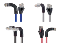 Patented L-com Cat6 Angled Ethernet Cables Angled Patch Cables