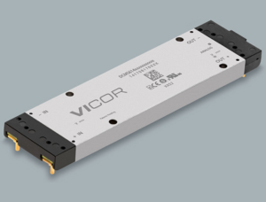 Vicor-DCM5614-VIA-pins-angled 270V-28V DC-DC converter