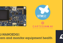 STMicroelectronics STM32 Condition-Monitoring Function Pack supported by Cartesiam Tools STM32 Condition-Monitoring