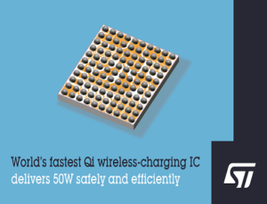 World's Fastest 50W Qi Wireless-Charging IC World's Fastest 50W Qi Wireless-Charging IC