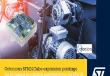 Octonion’s STM32Cube Expansion Package for AI-based Predictive Maintenance on STWIN AI predictive-maintenance