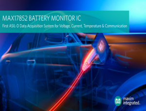 MAX17852 Battery Monitor IC MAX17852 Battery Monitor IC