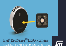 ST MEMS micro-mirrors in Intel LiDAR camera_IMAGE