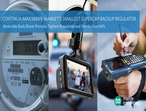 Supercapacitor Backup Regulator