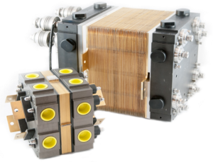 Illustration of a hydrogen fuel cell