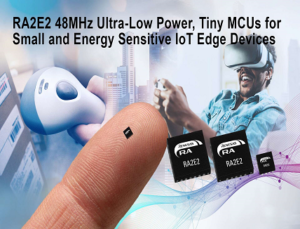 Tiny MCUs for Energy Sensitive IoT Edge Devices