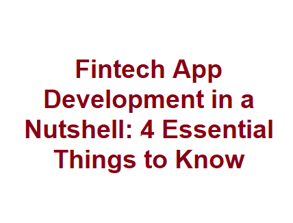 Fintech App Development