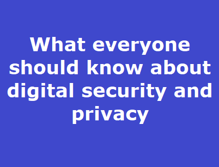 digital security and privacy digital security and privacy