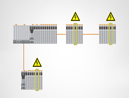 B&R Automation Studio makes commissioning faster and more predictable by highlighting where power supply modules are needed in the X20 I/O system.