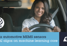 automotive IMU with embedded machine learning