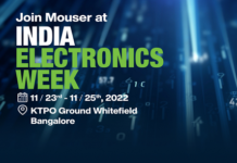 Mouser Powers Exchange of Ideas at India Electronics Week 2022 India Electronics Week 2022