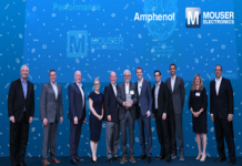 Amphenol Honors Mouser with Fourth High Service Digital Performance Award Mouser