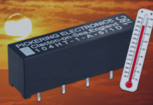 Miniature High Voltage Reed Relay Series 104HT Now Rated up to 150°C Miniature High Voltage Reed Relay Series 104HT