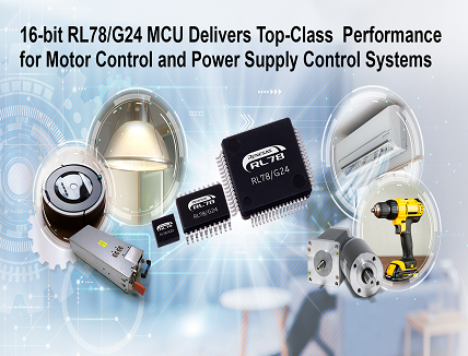 16-bit RL78/G24 MCU for power-sensitive applications. 16-bit RL78/G24 MCU for power-sensitive applications.