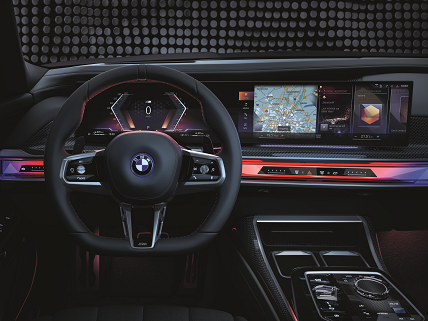 Interior of the BMW 7 Series