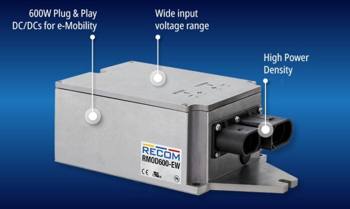 Mobility Application DCDCs Provide 600W
