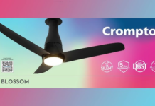 Crompton Wins ‘India Design Mark’ for SilentPro Blossom and Energion Roverr Smart Fans SilentPro Blossom and Energion Roverr Smart Fans