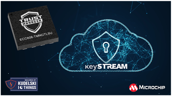 ECC608 TrustMANAGER with Kudelski IoT keySTREAM