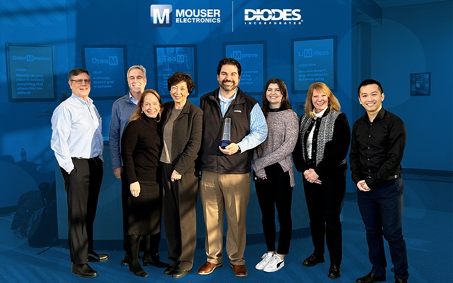 Mouser Electronics Receives 2023 Global Best Service Distributor of the Year Award